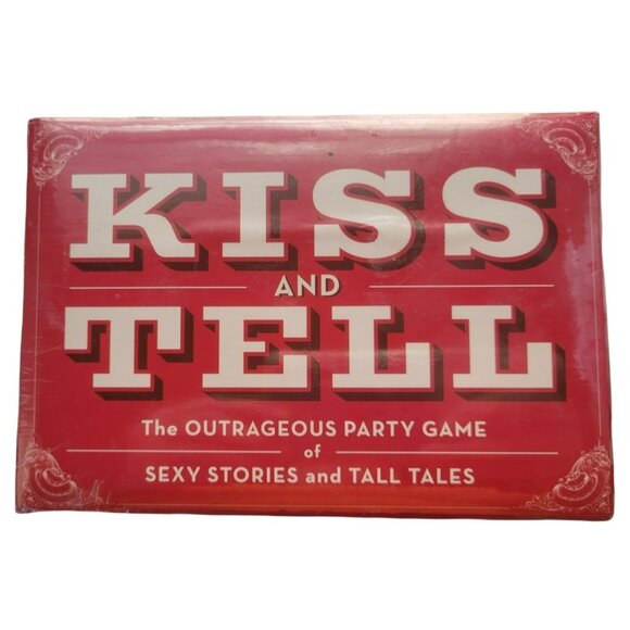 Chronicle Books Other - Kiss and Tell The Outrageous Party Game of Sexy Stories and Tall Tales NEW Seale